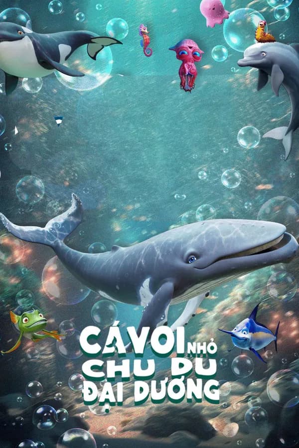 Poster Cá Voi Nhỏ Chu Du Đại Dương