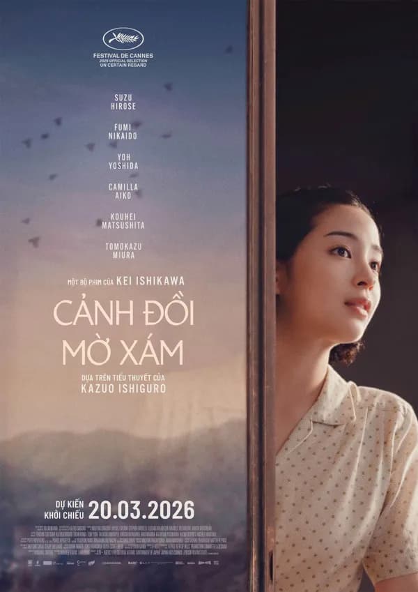 Poster Cảnh đồi mờ xám