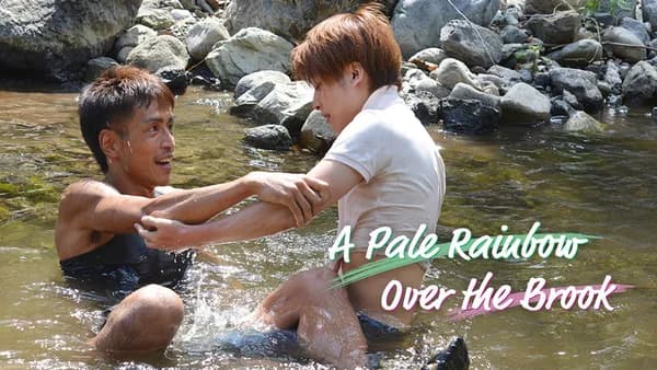 Cầu Vồng Nhợt Nhạt Trong Dòng Suối Róc Rách