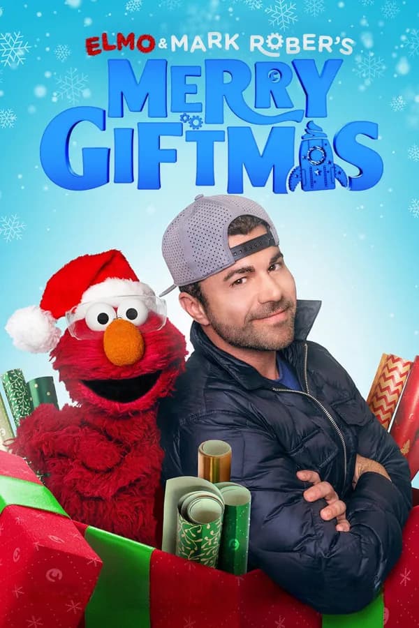 Poster Elmo và Mark Rober: Giáng Sinh Vui Quà Tặng