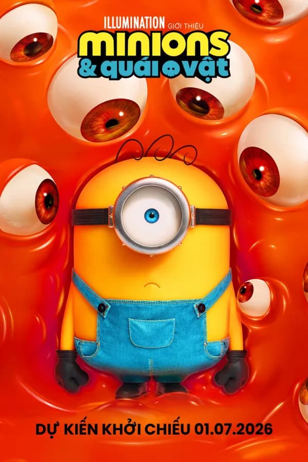 Poster Minions & Quái Vật