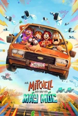 Poster Nhà Mitchell Đối Đầu Với Máy Móc
