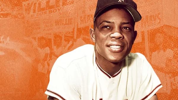 Poster Willie Mays, Một Huyền Thoại!